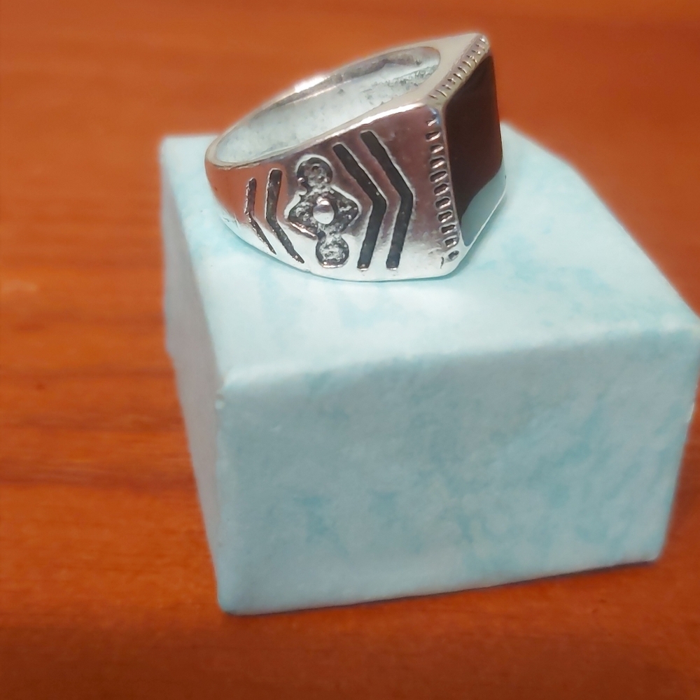 Men's Silver Ring - Picture 6 of 6